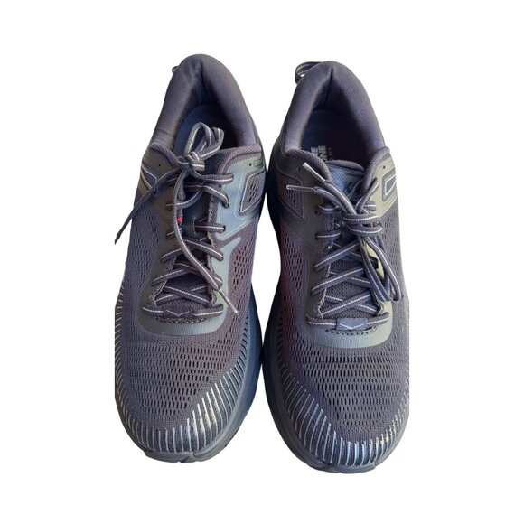 Hoka One One Bondi 7 Mens Running Shoes Size 10 Black Mesh Lightweight - Picture 3 of 12